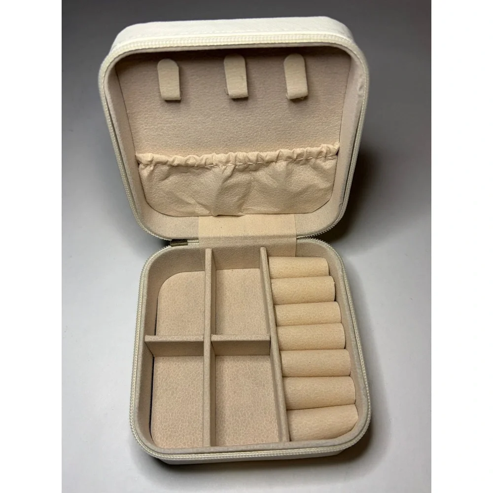 New Handmade Custom Baseball Softball Bow Travel Jewelry Ring Storage Box